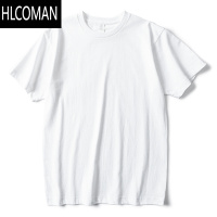 HLCOMAN新疆棉!全色系短袖t恤纯色宽松百搭上衣夏季男女同款tee