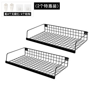 墨申桌下理线架理线器桌面桌底神器整理电线路收纳路由器放置架排插座