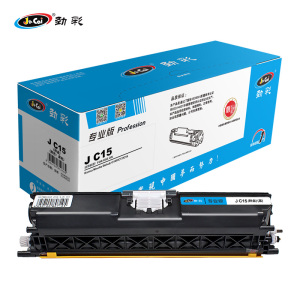 劲彩 J C15 黑色 粉盒 适用柯美C15P/C17/C18 专业版