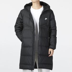 耐克(NIKE)男子新款加厚保暖时尚潮流休闲中长款羽绒服外套HQ4185-010 ZP
