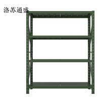 洛苏通盛消防铁锹镐农具摆放架安保装备器材存放架军绿色拆装盾牌货架1.5米长存放架1500*600*2000常规款
