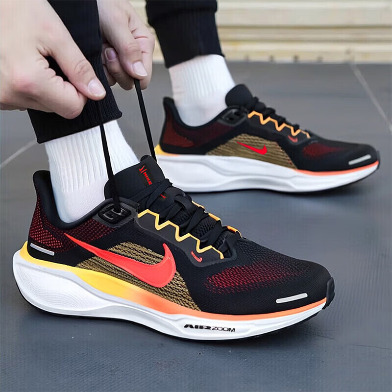 耐克(NIKE)鞋子男鞋新款飞马41户外网面透气跑鞋ZOOM气垫缓震运动鞋FD2722-016 ZP