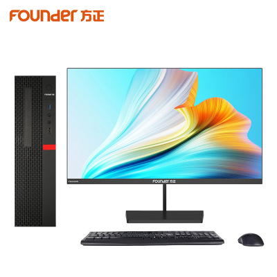 方正(Founder)国产台式机电脑10升(PHI1BB0A )I7-12700/16G/1T固态/23.8显示器