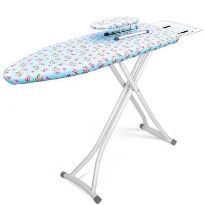 折叠烫衣板加固大号熨衣板家用电熨斗板架子钢网熨烫衣服架-蓝牡丹加强加粗款