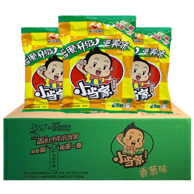 统一小当家干脆面升级版香葱味35g*40袋整箱方便面干脆面小吃脆脆面