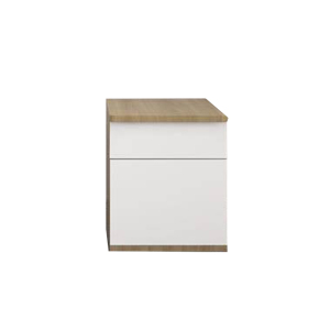 东业家具 床头柜YH-10 木质柜小柜 米色 500*400*550