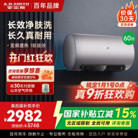 AO史密斯电热水器60升 短款 国家补贴 80吨长效净水洗 免清洗 3kW变频速热 金圭特护 E60ED6-B