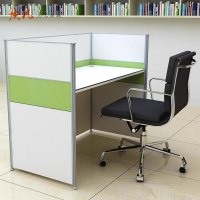 质凡员工办公室办公位单人小卡座屏风工位桌 130*60*75cm[含椅子]