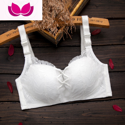 七斓无钢圈聚拢防走光加厚小胸平胸超厚5CM白色黑色文胸乳罩少女性感胸罩