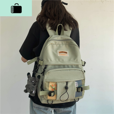 书包女韩版高中学生原宿ulzzang百搭潮流男双肩包大学背包校园夏NEW LAKE