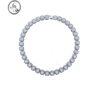 JiMi 欧美嘻哈ins个性项链冰糖满方钻潮流百搭蹦迪说唱街头锁骨链