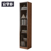 宜掌柜 玻璃书本展示柜