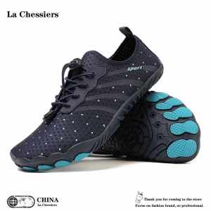 La Chessiers涉水鞋男女沙滩鞋速干防割赶海鞋防滑漂流溯溪游泳鞋潜水浮潜凉鞋
