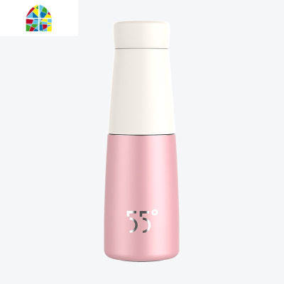 55度杯丽口保温杯女士便携大容量家用便携创意学生简约ins水杯 FENGHOU 香甜橙