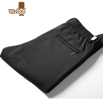 YANXU夏季薄款冰丝裤子男镂空休闲裤男士宽松网眼运动裤速干裤直筒长裤