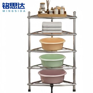 铭思达不锈钢脸盆架五层个