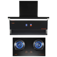 Haotaitai烟灶套装XK03+X403(液化气)防干烧4.8KW大火力 顶侧双吸 28大吸力 自清洗