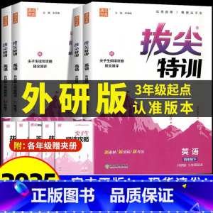 [青岛版(63制)]数学 三年级下 [正版]2025春外研版三年级起点英语练习册小学拔尖特训外研社一二三四五六年级上册下