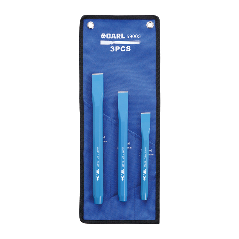 卡尔 3件八角钢扁凿组套