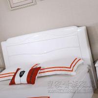 森美人现代简约双人床全实木1.5m1.8米钢琴烤漆主卧室储物公主婚床