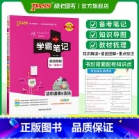 道德与法治 初中通用 [正版]WY外研版2025版学霸笔记初中英语基础知识讲解知识点清单单词语法课堂笔记pass绿卡图书