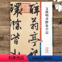 [正版]文徵明书醉翁亭记 第四集彩色放大本中国碑帖 孙宝文编 繁体旁注 文征明行书法帖毛笔书法字帖 上海辞书出版社