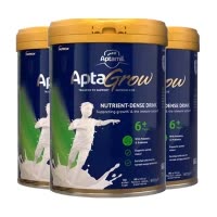 有效期到27年5月-三罐装-爱他美aptagrow精准营养学生小学儿童成长奶粉6+段6岁以上 900g