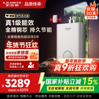 AO史密斯佳尼特蓝鲸TC3 1级能效 16L燃气热水器 不锈钢换热器包8年专利CO防护系统 JSLQ28-TC3