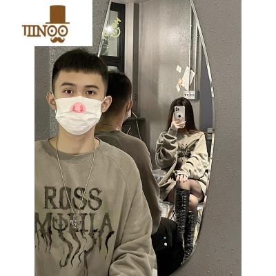 YANXU特别的情侣装卫衣2023新款潮流美式复古感小众短款外套