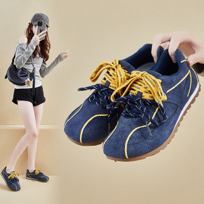 ins韩版新款阿甘鞋女秋季学生跑步运动厚底增高休闲鞋_2