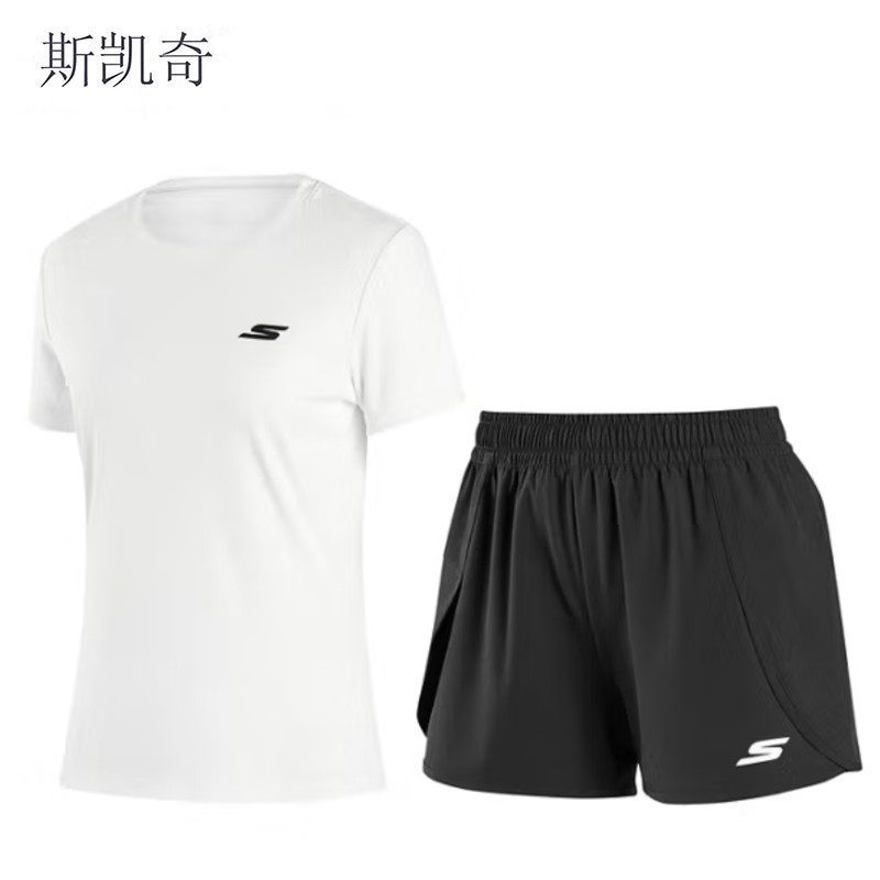 斯凯奇 女速干 运动套装 P223W163-0019M 套