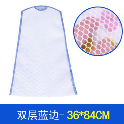 家柏饰(CORATED)多功能双层晒枕头毛娃娃玩具室外阳台窗台小型晾晒架晾衣架 双层[蓝边]