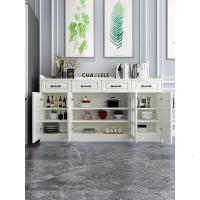 森美人餐边柜现代简约厨房碗柜客厅靠墙家用储物酒柜一体置物架茶水边柜