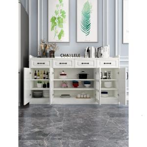 森美人餐边柜现代简约厨房碗柜客厅靠墙家用储物酒柜一体置物架茶水边柜