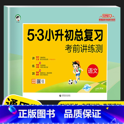 小升初总复习-语文 小学升初中 [正版]53小升初系统总复习2023全套语文数学英语人教版小学六年级下册试卷天天练同步专