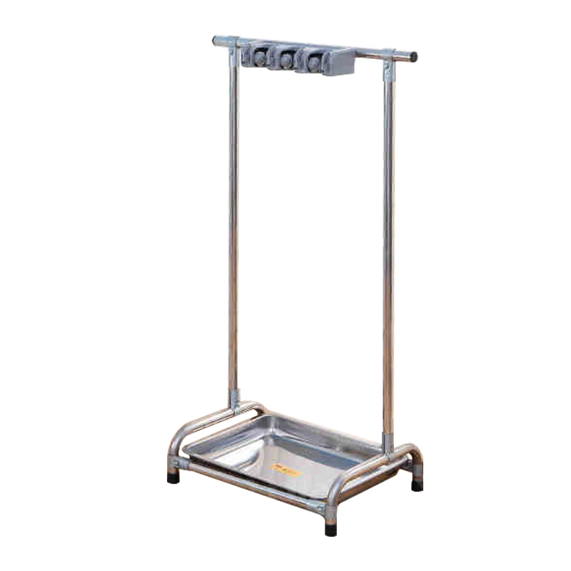 翌嘉YJ4122145 不锈钢拖把架可移动扫把架落地式拖把架 3挂4钩+接水盆