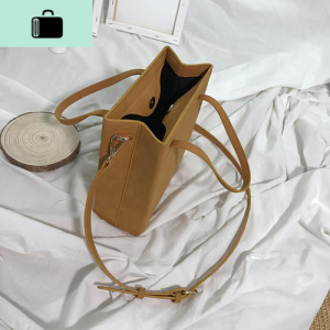 韩国东大小包包女2020春新款韩版ins百搭PU手提单肩斜挎水桶包NEW LAKE女斜挎包