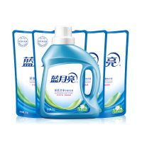 蓝月亮洗衣液套装(茉莉清香洁净洗衣液1kg+茉莉清香洁净洗衣液袋装500g*4)
