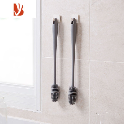 三维工匠洗杯子刷子长柄硅胶家用无死角专用清洁刷奶瓶破壁机去污器杯刷