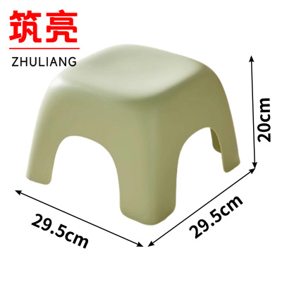 筑亮 塑料凳 大号绿 把
