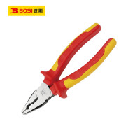波斯(BOSI)VDE绝缘耐压钢丝钳(6"/160mm)把