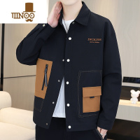 YANXU新款夹克外套男工装翻领感休闲宽松潮流男士潮牌上衣服