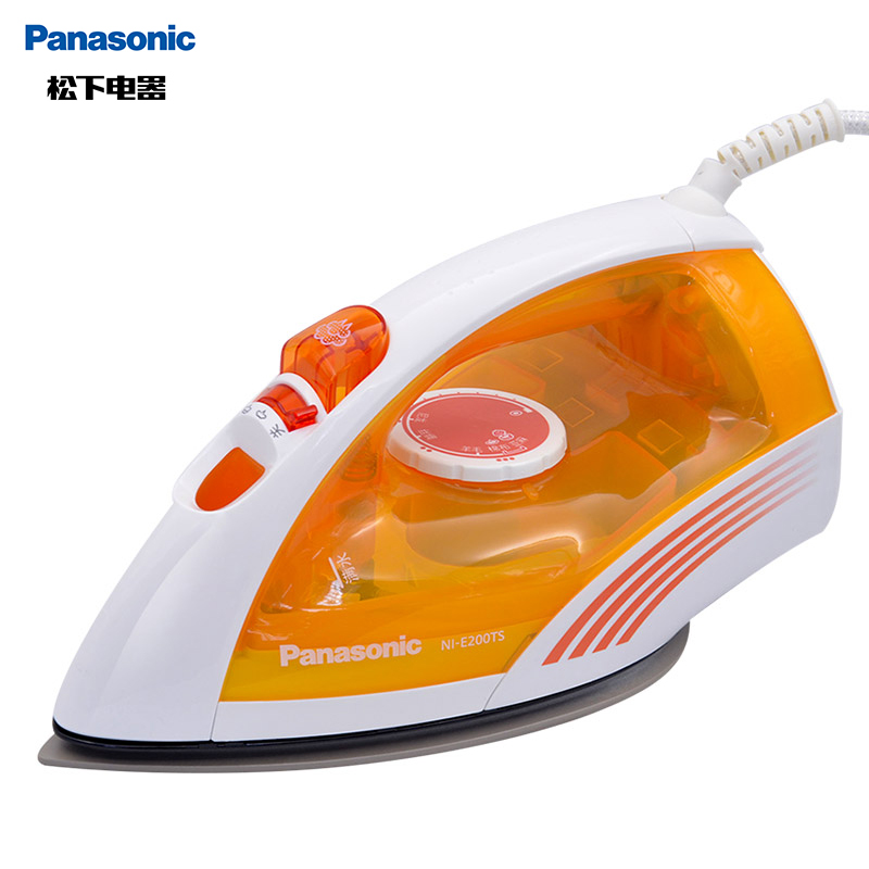 松下(Panasonic)电熨斗蒸汽家用大功率手持式干湿两用烫斗熨烫机NI-E200TS