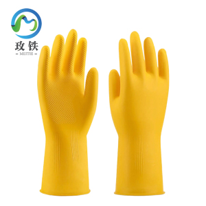 玫铁 橡胶手套 M码 双