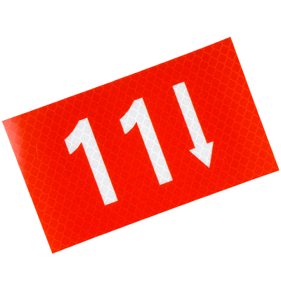 值盾 ZSYDON 曲线超高标志 反光膜 120x70mm/个