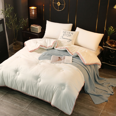 纯色8斤磨毛大豆纤维春秋被1.5*2.0m