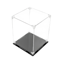 翌嘉YJ4122631 透明收纳防尘罩盲盒乐高积木手办亚克力展示盒 大号:205*205*253