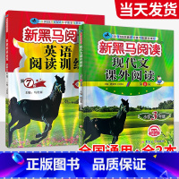 [全2本]现代文+英语阅读 小学四年级 [正版]一年级二年级三年级四年级五年级六年级上下册语文英语 小学阅读理解专项训练