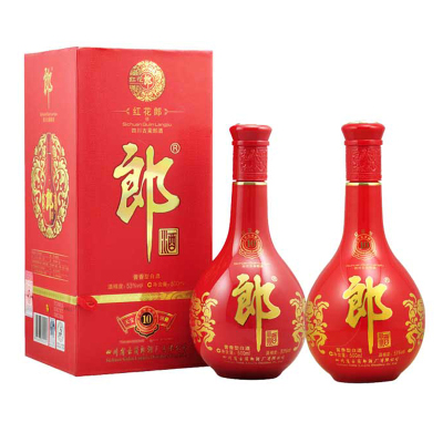 郎酒红花郎十53度双瓶套500ml*2
