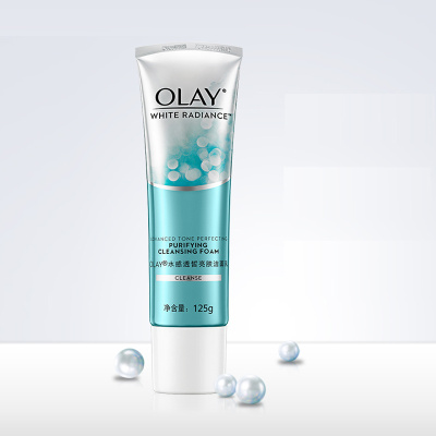 Olay玉兰油水感透皙亮肤洁面乳125g女士泡沫洗面奶补水保湿深层清洁控油护肤品专柜正品